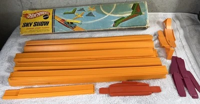 Винтажный ОРИГИНАЛЬНЫЙ 1969 Hot Wheels Sky Show Набор - Дорожки, Триггер, Оригинальная Коробка - Изображение 1 из 4