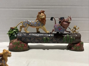 Jim Shore Disney Lion King Timon Pumba Carefree Camaraderie 4057955 RARE  - Picture 1 of 18