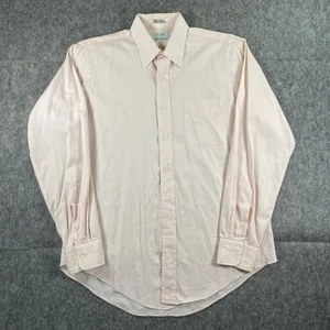 Vintage Gitman Bros Oxford Shirt Men's Large Pink Long Sleeve Casual Work - Picture 1 of 15