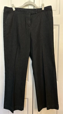 ATTENTION Women's Flare/Wide  Leg Dark Blue Jean   Size 14  NWOT - Image 1 of 4