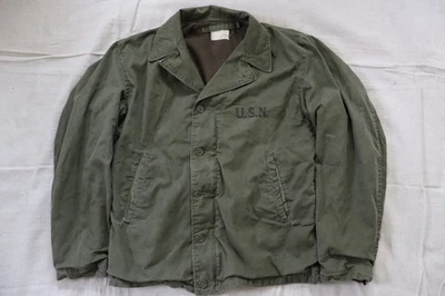 CHAQUETA N-4 SEGUNDA GUERRA MUNDIAL MARINA EE. UU. Foto 1 de 4