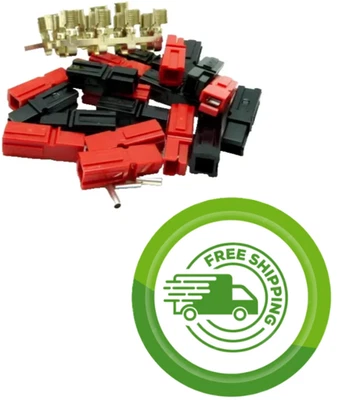 Philmore 49-328 DC-S 45A Power Connectors Red / Black Housings & Contacts- 14-10 - Image 1 of 2