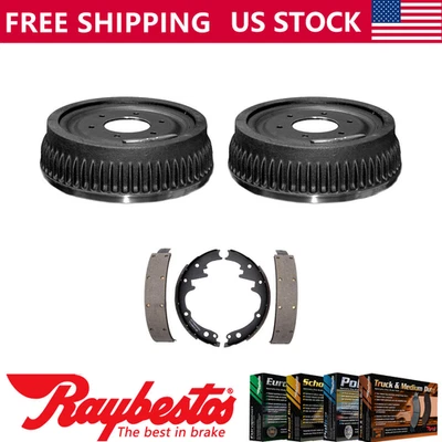 Kit trasero tambores de freno y zapatas de freno para camioneta Chevrolet K10 1971-1973 Foto 1 de 4