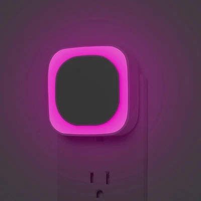 Lámpara enchufable de 6 piezas de luces nocturnas LED sensor de anochecer a amanecer pasillo cocina baño Foto 1 de 4