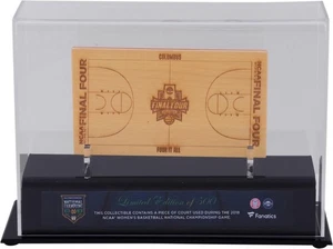 ND Fighting Irish 9,5x6,5 2018 Damen Basketball Champs Etui & Gravur GU Court - Bild 1 von 2
