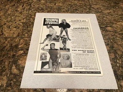 Винтажный Triumph Studios Женский Рестлинг Один Лист - Изображение 1 из 2