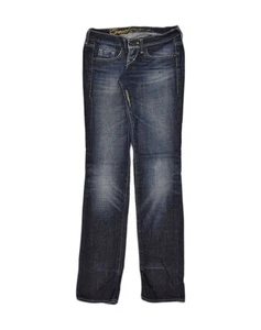 GUESS Womens Slim Jeans W27 L34 Navy Blue Cotton AP02 - Picture 1 of 3