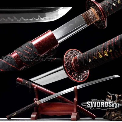 Battle Ready ClayTempered T10 Стальное Лезвие Японский Самурай Катана Меч FullTang - Изображение 1 из 4