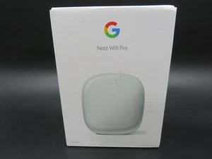 Google Nest WiFi Pro Wi-Fi 6E Sistema Wi-Fi Casa Mesh Wi-Fi Router Nebbia - Foto 1 di 4