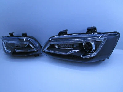 VE SERIES 2 VE HEADLIGHTS DRL BLACK NEW DESIGN LED HOLDEN COMMODORE WAGON UTE - image 1 of 4