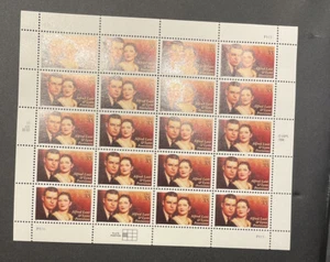 Schauspieler, Lynn Fountaine und Alfred Lunt 33c Briefbogen #3287 postfrisch - Bild 1 von 1