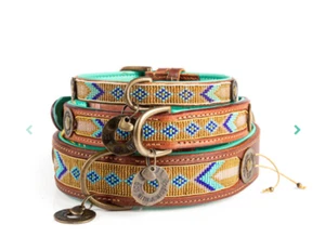 DWAM Hundehalsband Indi Moon Leder Größe XS (2cm Breit) - Bild 1 von 5