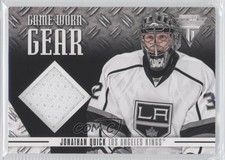 2012-13 Panini Rookie Anthology Titanium Game Worn Gear Jonathan Quick #GG-JQ