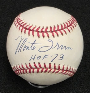 MONTE IRVIN Signed Official MLB Baseball-HALL OF FAME-NEW YORK GIANTS-JSA - Picture 1 of 9