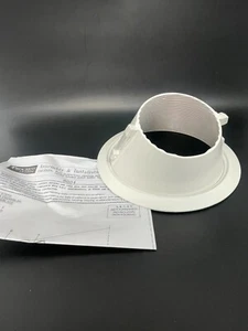 Progress Lightning Bright White Baffle Diffuseur Blanc Brillant Blanco Deflector - Picture 1 of 9