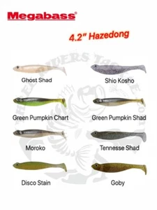 Megabass 4.2" Hazedong Shad Swimbait - Choose Color - Picture 1 of 10