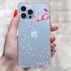 Clear Phone Case For For Iphone 15 14 Pro Max 13 12 11 Xr 8 Flower Printed Cover