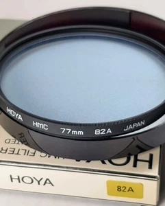 Hoya HMC 77mm Blue 82A 82-A 82 A Glass Lens Color Conversion Filter Multi Coated - Picture 1 of 7