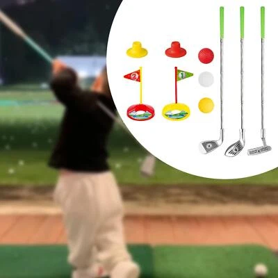 Kids Golf Set 2 Practice Hole Kids Golf Club for Indoor Ball Toys Backyard - Image 1 of 4