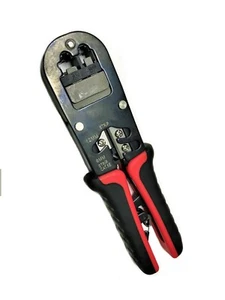APT CDC68 Pro Heavy-Duty Mod Crimping Tool Cutter/Stripper/Crimper RJ11 / RJ45 - Picture 1 of 2