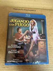 They’re Playing With Fire Reg Free BluRay NEW & SEALED Sexy Sybil Danning Import - Picture 1 of 4