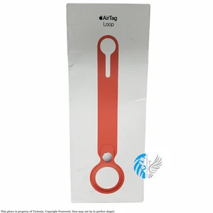 Apple AirTag Leather Loop - Electric Orange (MK0X3ZM/A)™ - Picture 1 of 4