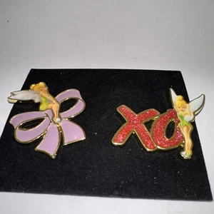 Disney Bradford Exchange WINKS FROM TINK Tinker Bell Pins set of 2 - Picture 1 of 6