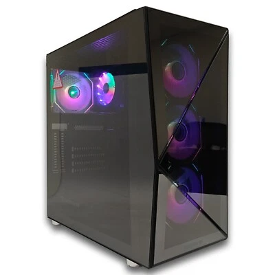 Custom Build Gaming PC Intel Core i7 64GB RAM 1TB SSD RX 580 8GB Windows 11 - Image 1 of 4