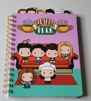 Friends TV Show Central Perk 6 Tab Journal 96 Pg Monica Chandler Joey Rachel Fun - Image 1 of 4