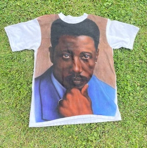 Camiseta Aerógrafo Vintage Años 90 Wesley Snipes NUEVA JACK CITY Talla Mediana - Imagen 1 de 4