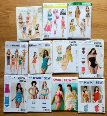 Misses, Women's Swim Suit Patterns - U Pick - New and Uncut - Image 1 of 4