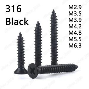 Tornillos de acero inoxidable 316 contrahundidos autogolpe Phillips M2.9 M3.5 M4.2 M6.3 - Imagen 1 de 8