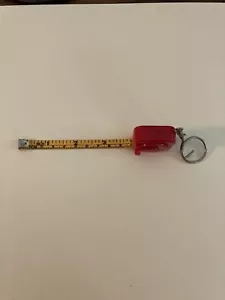 Kunststoff Maßband Neuheit Schlüsselanhänger 36" Kurbel funktioniert - Bild 1 von 5