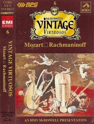 Barenboim Andrei Gavrilov Muti, MOZART RACHMANIOFF CASSETTE ALBUM VV6 INDIA HMV - Image 1 of 4