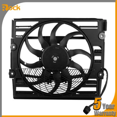 621-209 Radiator Cooling Fan Assembly for BMW E38 740i 1997-1998 740iL 750iL - Image 1 of 4