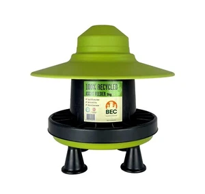 BEC Osprey Outdoor Poultry Feeder 3Kg Outdoor 'Ascot', Rain Hat & Legs Recycled - Picture 1 of 3