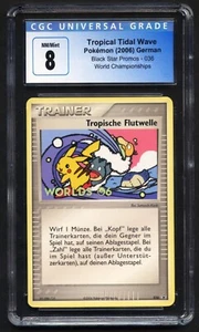 Tropical Tidal Wave Pokemon Card World Champ. German Promo 2006 ARK PSA CGC 8 - Picture 1 of 2