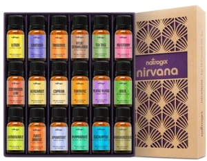 18 Essential Oil Set 100% Pure Therapeutic Grade 10ml Dropper Bottle Made in USA - Picture 1 of 8
