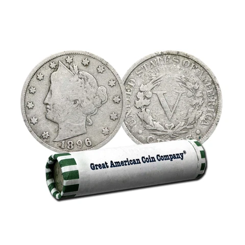 Lot of 20 Liberty Nickels Circulated Condition Cover