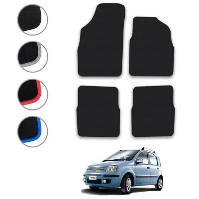 Car Mats for Fiat Panda (2004-2012) Carpet Colour Trim Tailored Fit Easy-Clean - Image 1 of 2