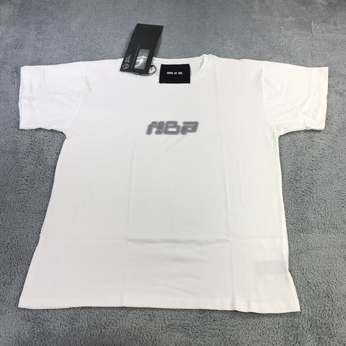 HBA (HOOD BY AIR) HBA Shirt Mens Extra Large Spell Out Hood By Air Tee White Gray Screensaver adf4