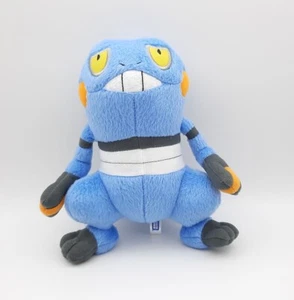 Pokemon Tomy Croagunk 7" plush toy doll stuffed Japan - Picture 1 of 2