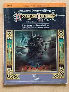 Advanced D&D Adventure - DL4 - Dragons of Desolation - TSR9139 - Foto 1 di 8