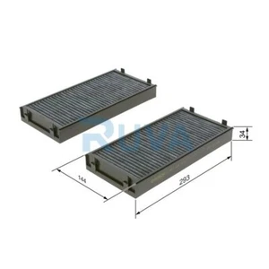 Fits BMW X5 2006-2018 X6 2008-2019 2.0 D 3.0 4.4 4.8 Ruva Cabin Filter #2 - Picture 1 of 10