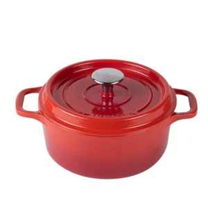 Cocotte ronde Invicta 28 cm Rubis fonte 36x28.5 cm - Imagen 1 de 1