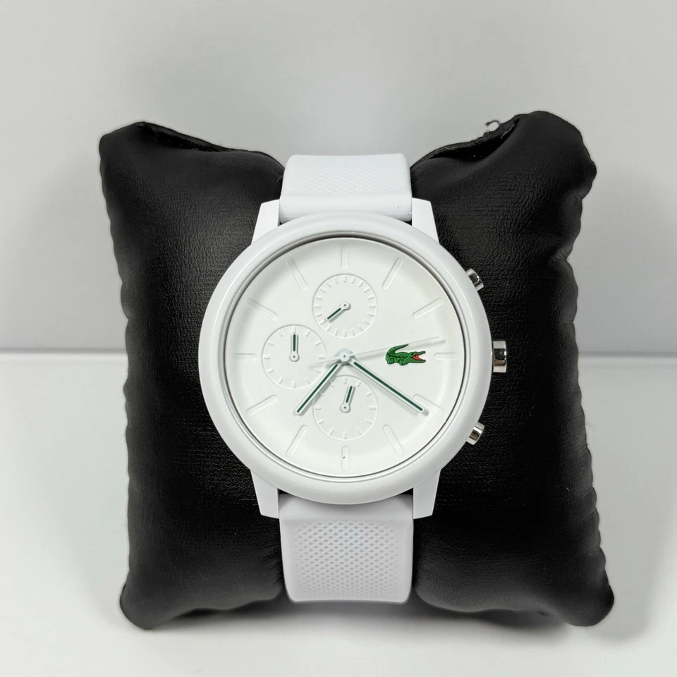 Lacoste 2011246 New Men's Watch White Dial/Band Silicone Chronograph - Image 1 of 4
