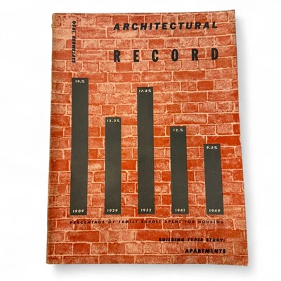 Architectural Record Magazine September 1950 – Apartments Issue - Image 1 of 4