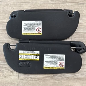 2007-2014 Ford Expedition Navigator Lighted Sun Visors Homelink Black OEM LH RH - Picture 1 of 10