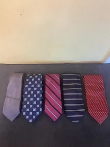 Jos. A. Banks Men’s Ties Lot of 5 Silk - Premier Executive Corporate Collection - Picture 1 of 8