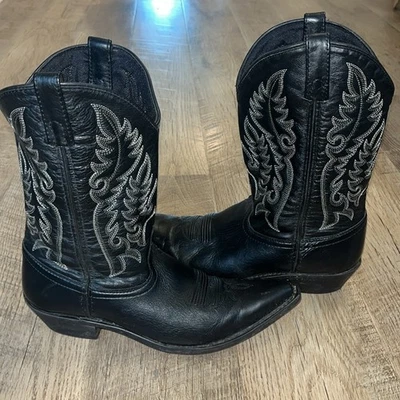 Botas ocidentais pretas femininas Laredo 8 - Imagem 1 de 4